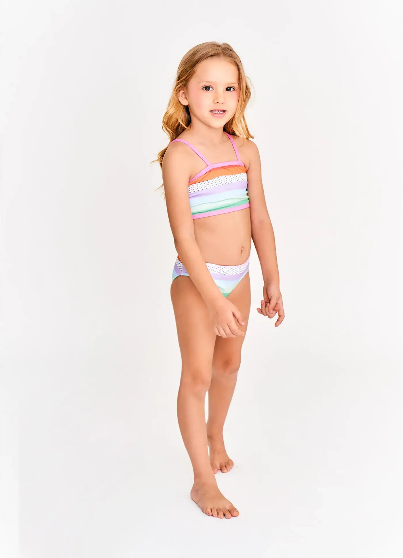 BIQUINI GEOCATS ROSA E VERDE M