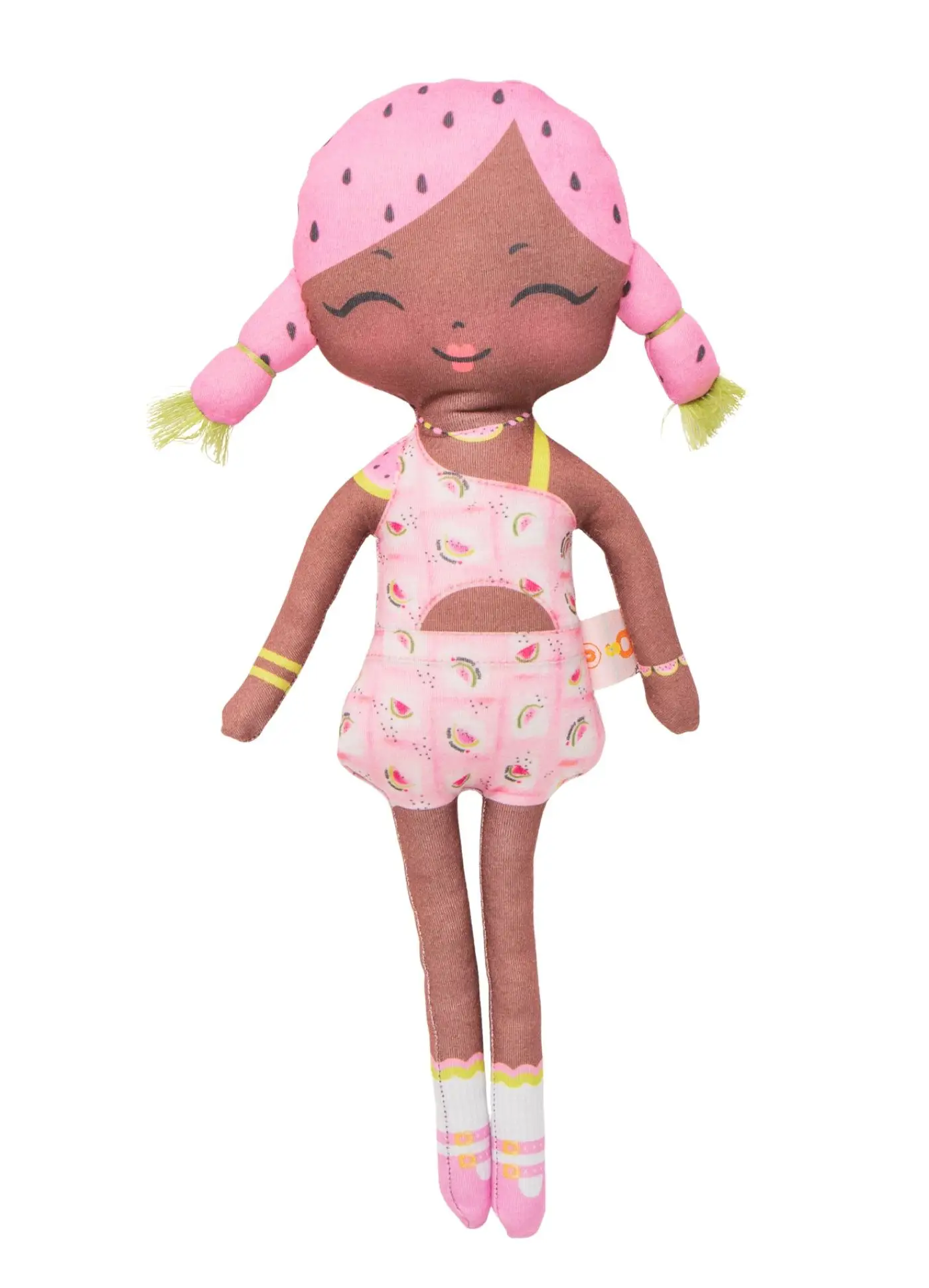 BONECA ALPHABETO MELANCIA ROSA 