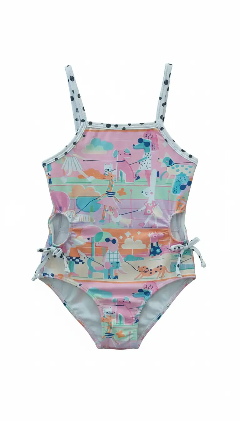 MAIO COM ALÇA CORES: ALÇA EM POA E ROSA/VERDE 