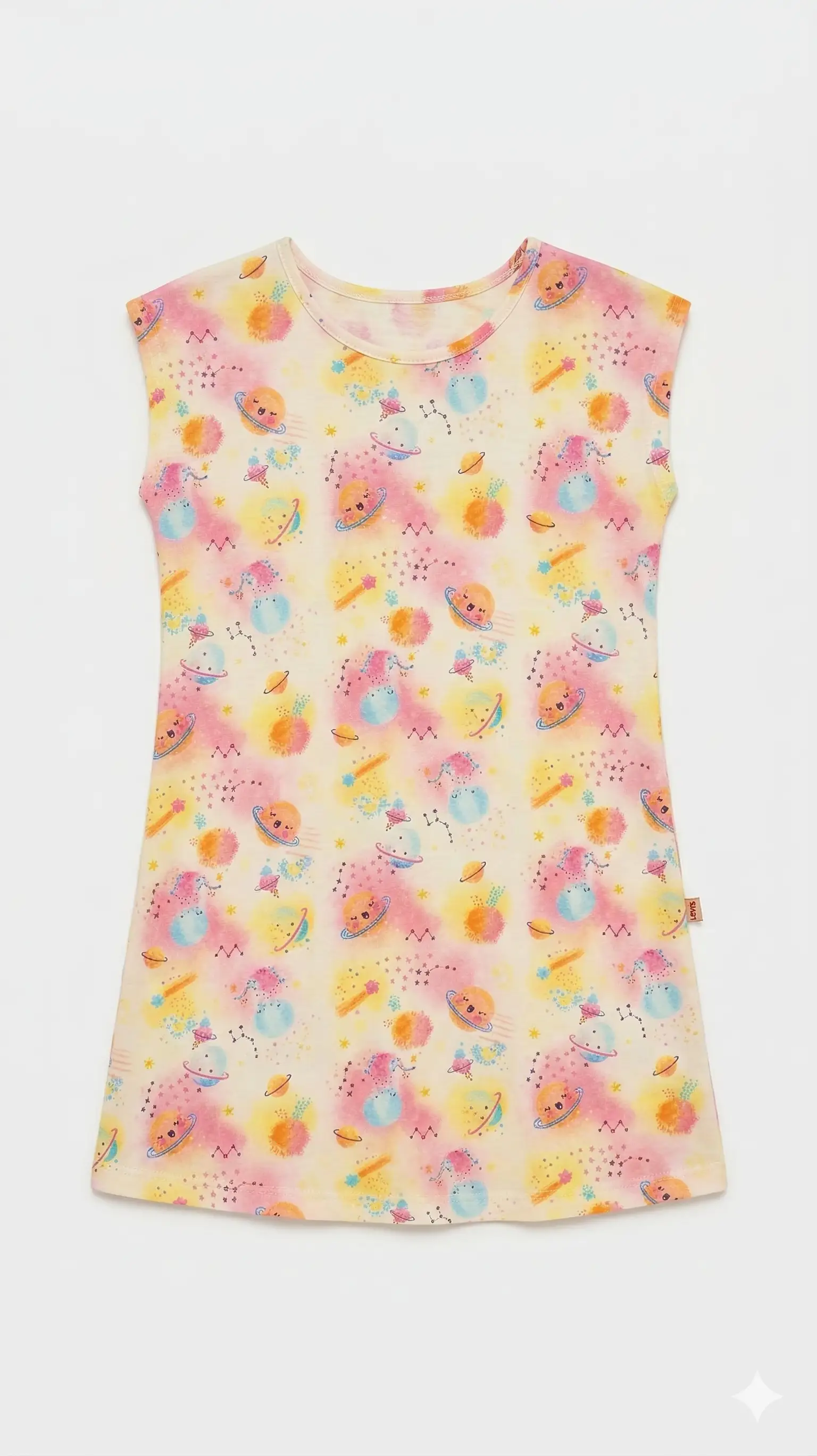 Miniatura CAMISOLA CURTA ALPHABETO ESTAMPADA ROSA  2