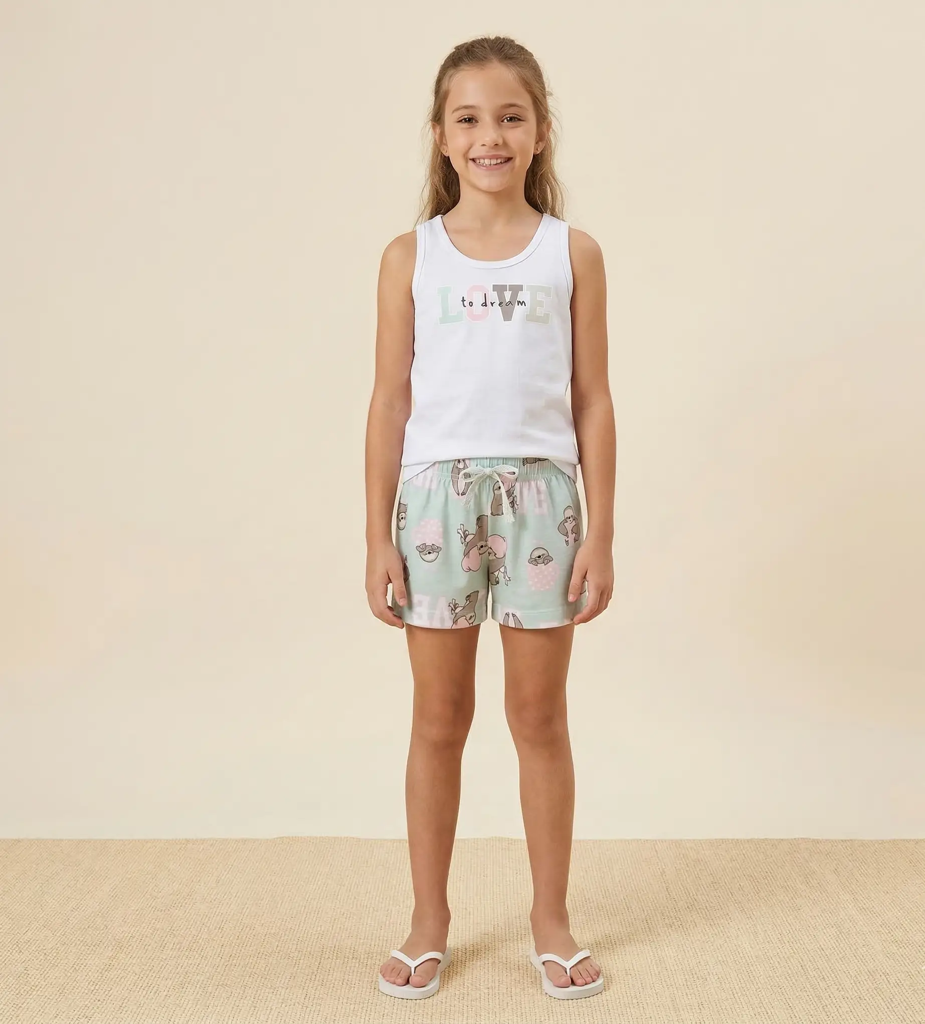 Miniatura PIJAMA CURTO TMX FEMININO COR BRANCO  1