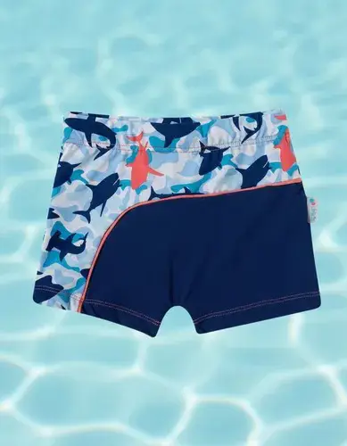 Miniatura SHORTS PRAIA AZUL ESTAMPADO TEMA TUBARAO 2