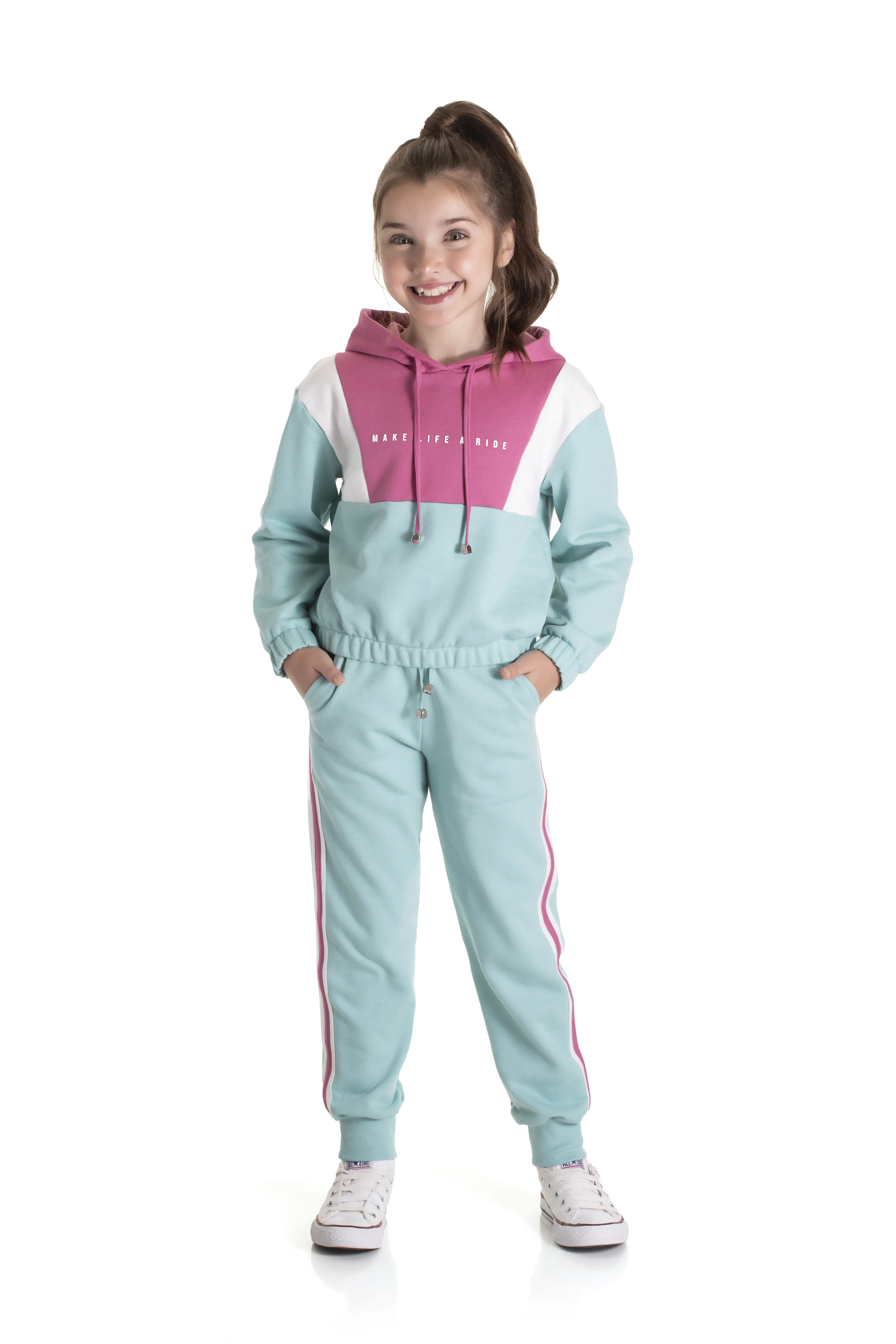 CONJ. BLUSA E CALCA JOGGER MOLETOM