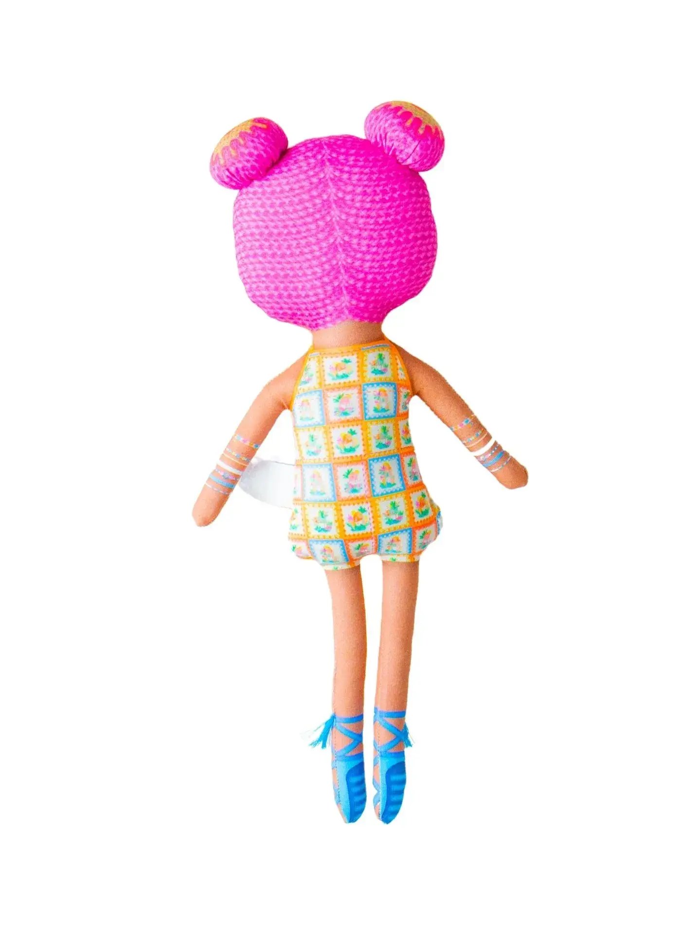 Miniatura BONECA ALPHABETO DELICIAS DE VERAO COR OFF WHITE E LARANJA  3