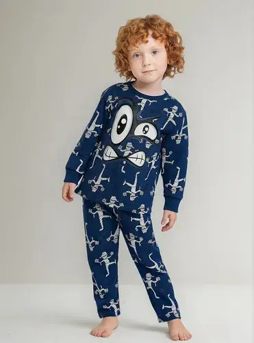 PIJAMA MASCULINO AZUL  KYLY