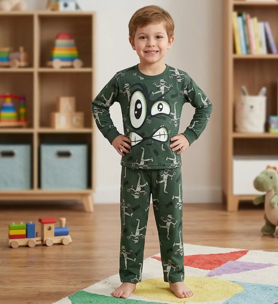 PIJAMA MASCULINO VERDE KYLY