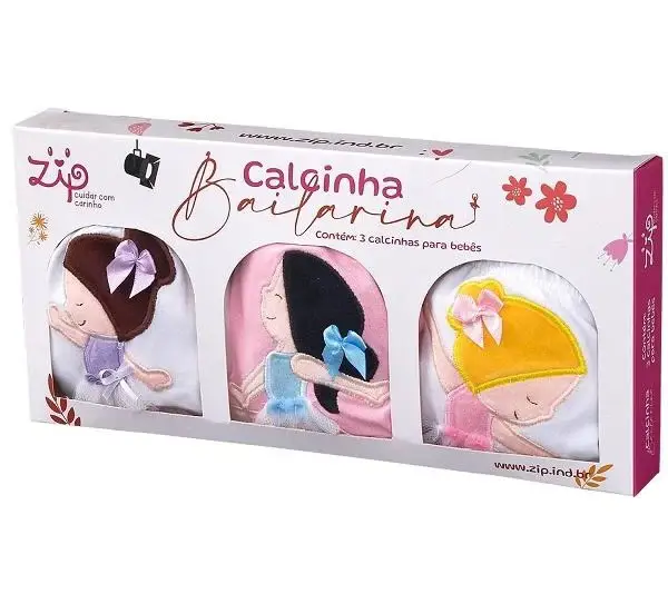 KIT CALCINHA COLECAO BAILARINA II 