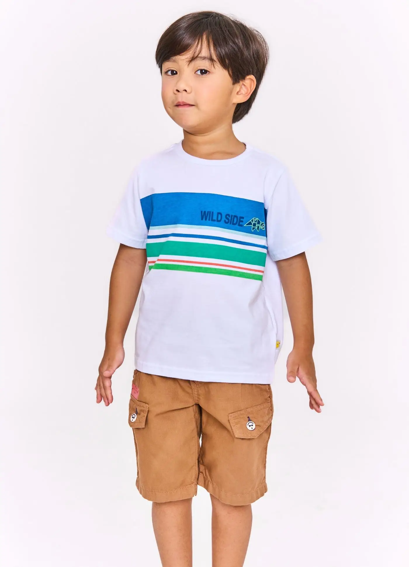 CAMISETA DINO DE BRINCAR COR:BRANCO