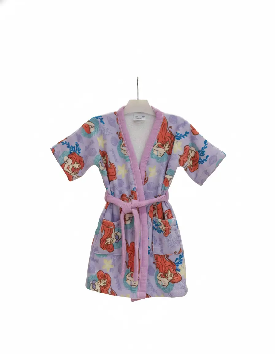 Miniatura ROUPAO INFANTL LEPPER  AVELUDADO COR PREDOMINANTE LILAS TEMA ARIEL 2