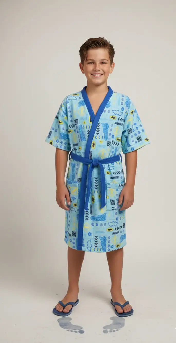 Miniatura ROUPAO TIPO QUIMONO TEMA BATWHEEL- BATMAN 1