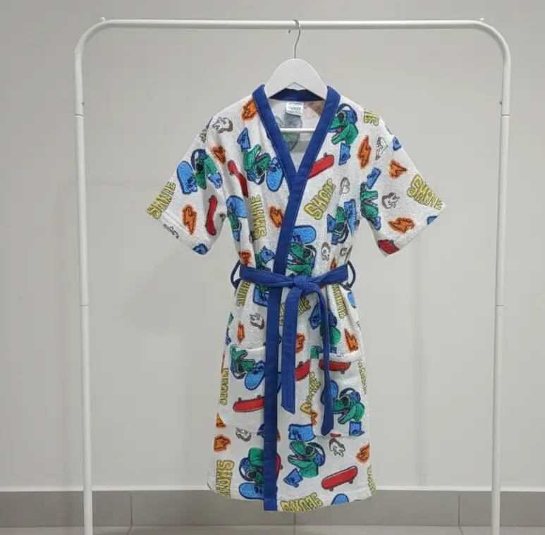 Miniatura ROUPAO INFANTL LEPPER QUIMONO ESTAMPADO TEMA SKATE  2