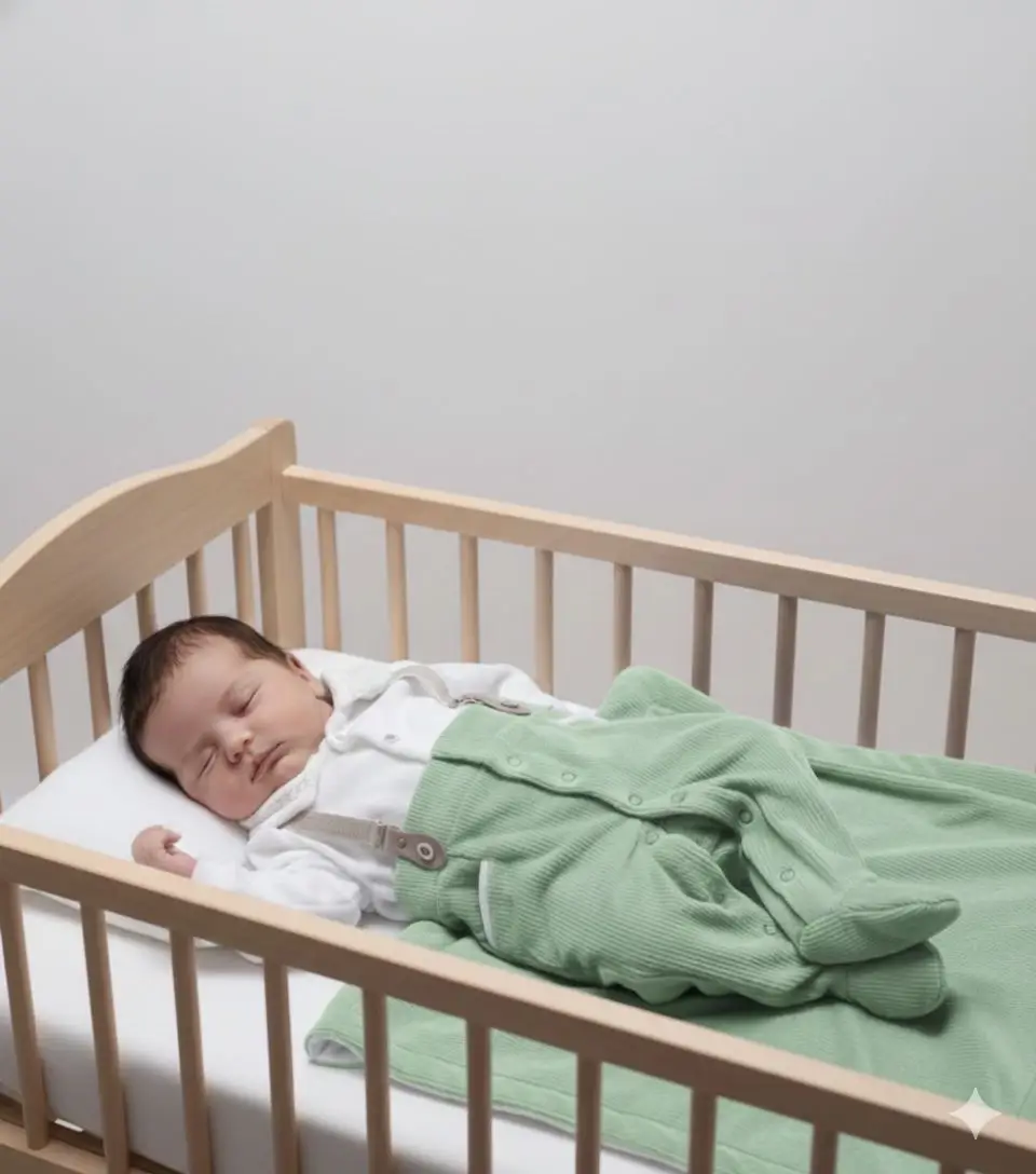 KIT COM MACACAO E MANTA PARAISO PLUSH COM GOLA BORDADA E SUSPENSORIO COR VERDE E BRANCO 