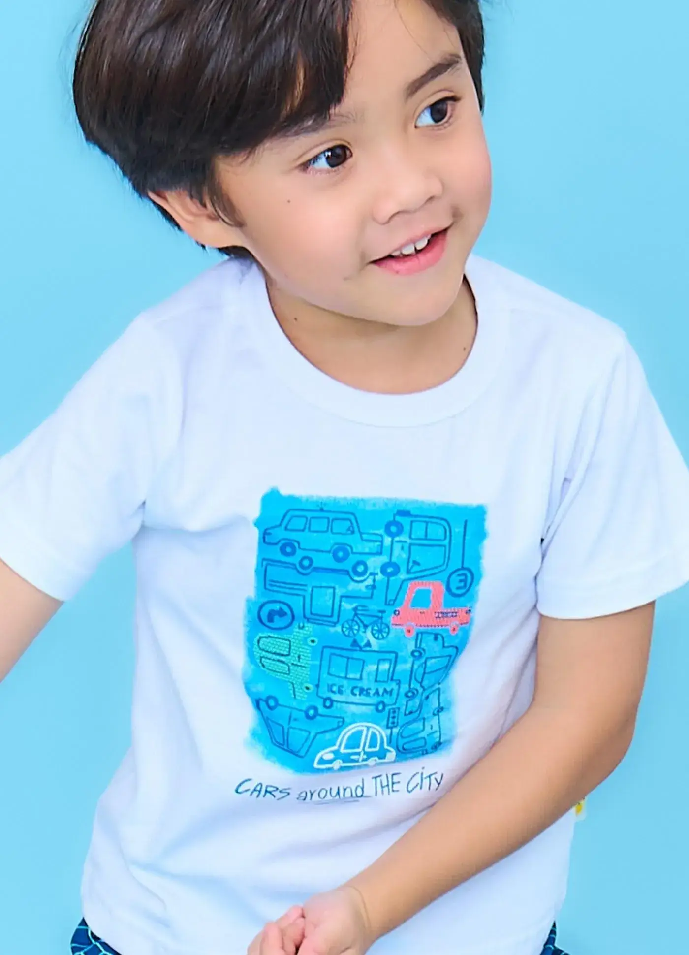 CAMISETA CARS BRANCO