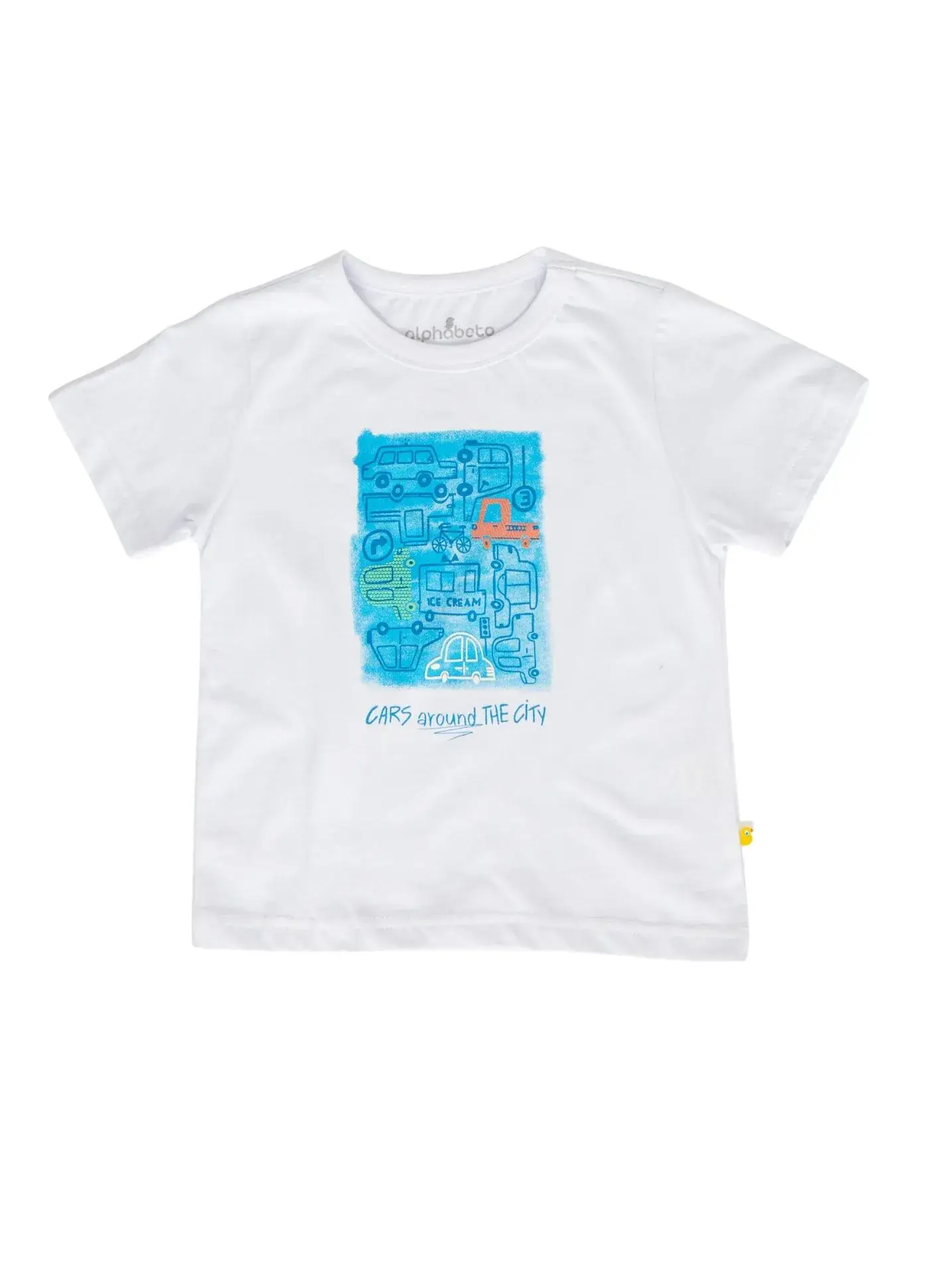 Miniatura CAMISETA CARS BRANCO 2