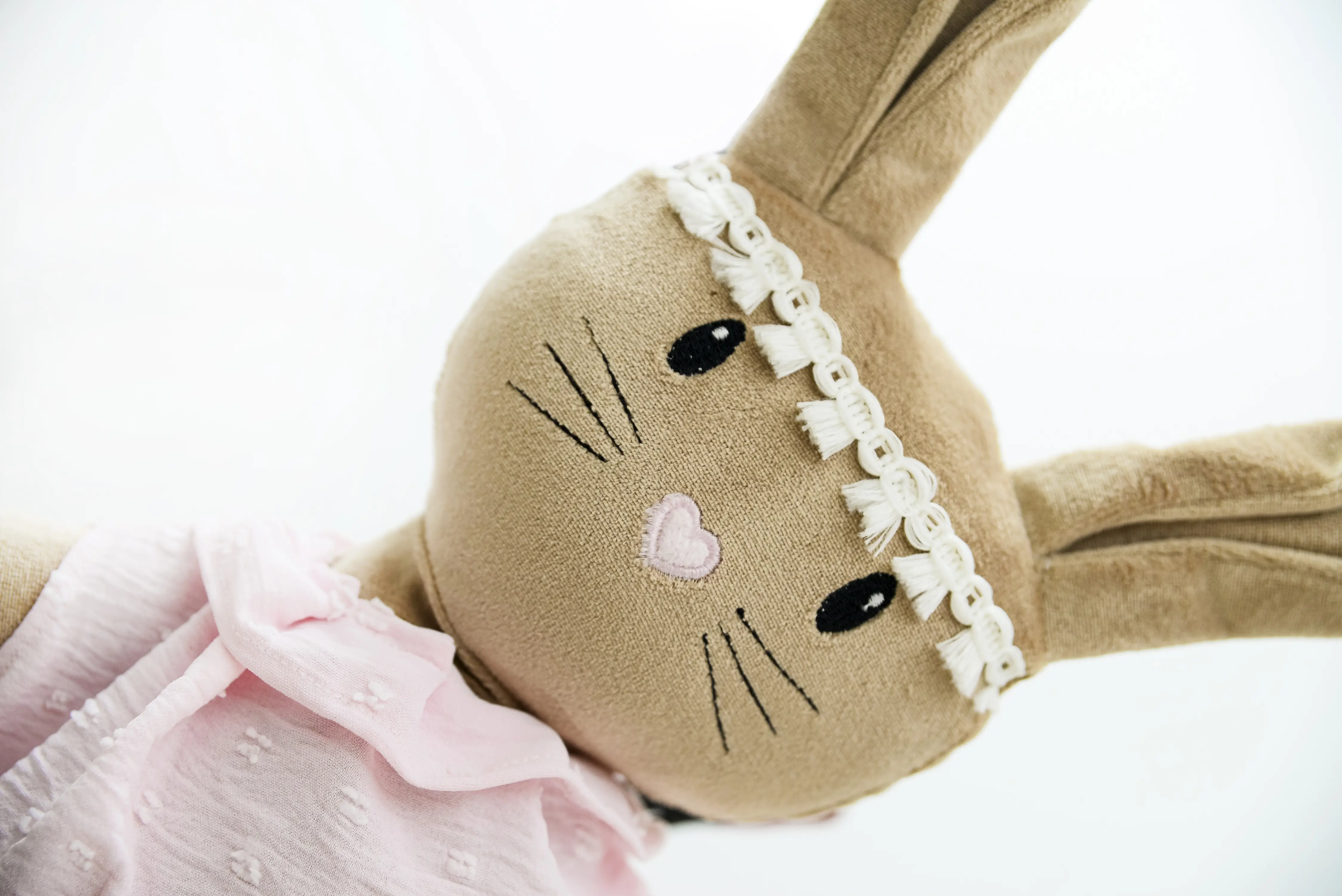 Miniatura PUPPET COELHA ZIP TOYS  BEGE  2