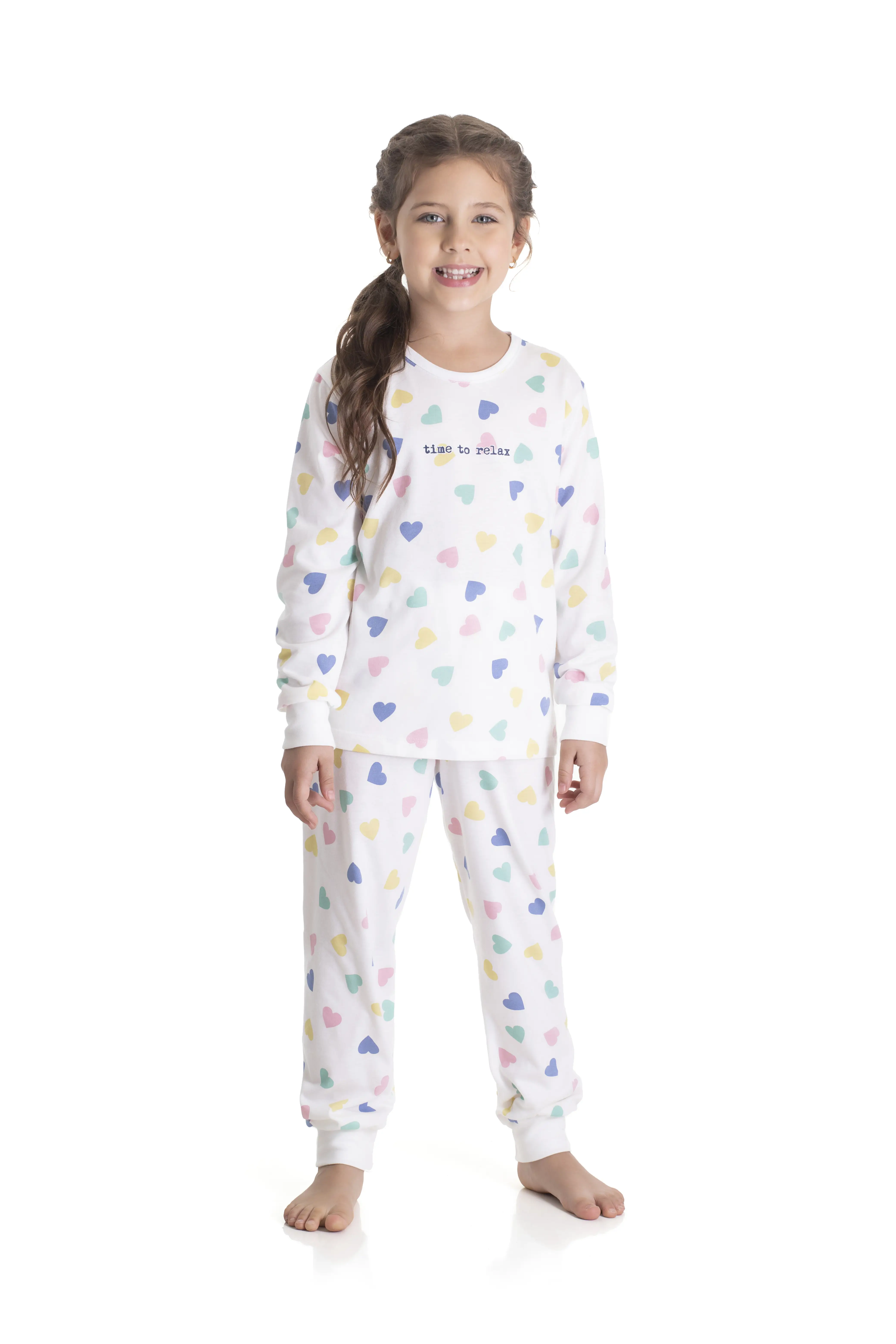 PIJAMA MANGA LONGA FEMININO TMX