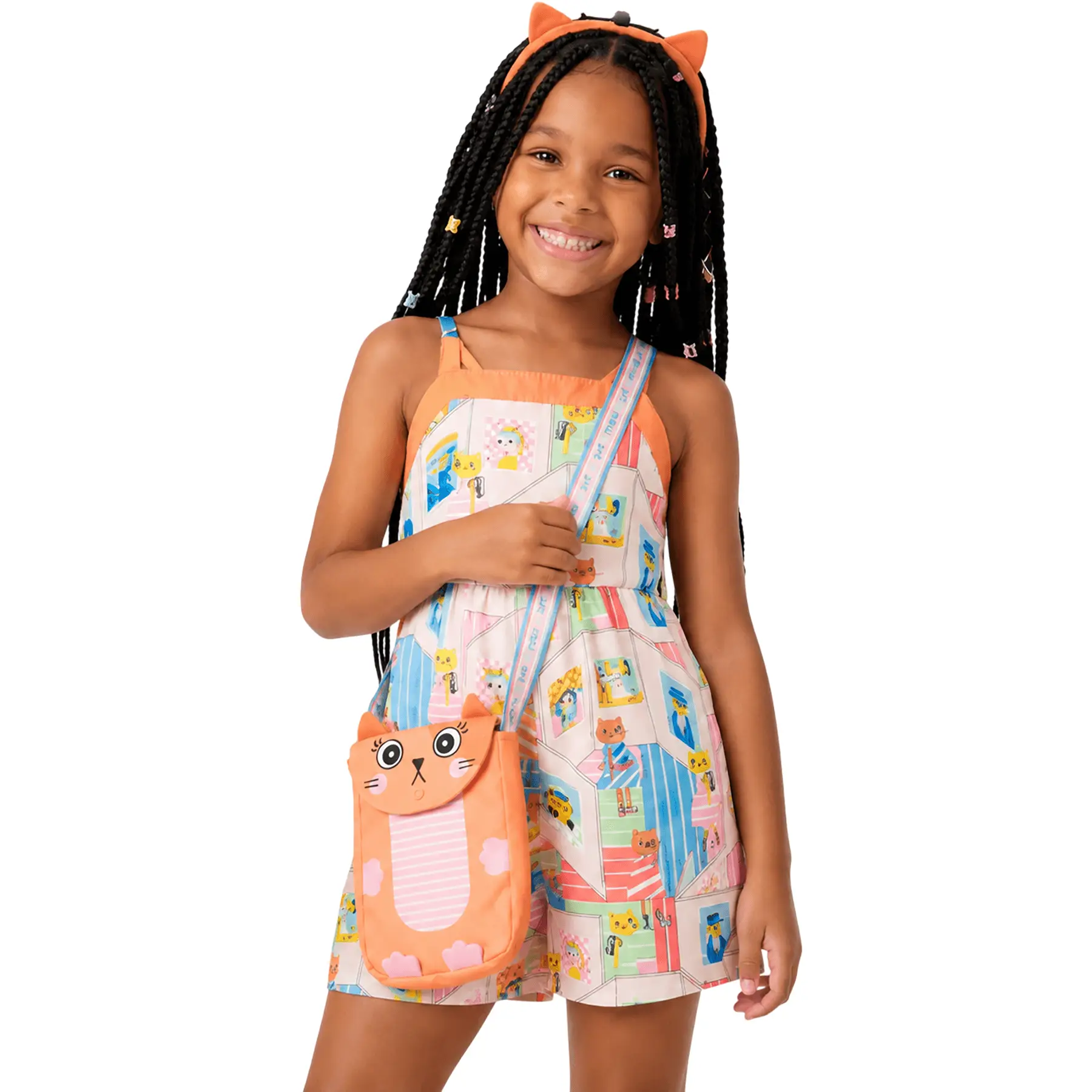 SHOULDER BAG MIAUSEU COR LARANJA