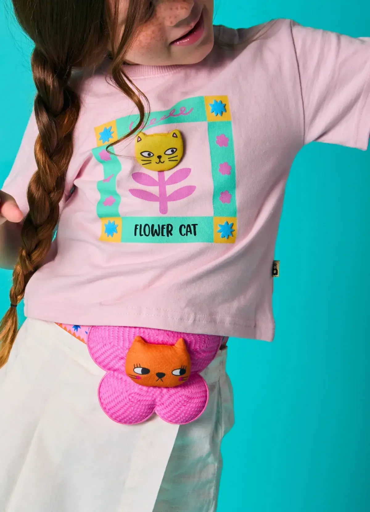 BLUSA POP CAT SORBET DE ROSA